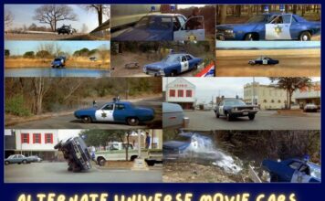 FOUR ‘A SMALL TOWN IN TEXAS’ POLICE CARS—THEY LIVED IN ALTERNATE UNIVERSES