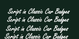 MYSTAR APRIL 11 FIVE FOR FRIDAY: FIVE EXAMPLES WHY CURSIVE WRITING WAS NOT A SWEAR WORD PUT ON OLD CARS