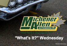 MICHENER-ALLEN AUCTIONEERING MARCH 5 “WHAT’S IT?” WEDNESDAY