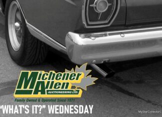MICHENER-ALLEN AUCTIONEERING MARCH 19 “WHAT’S IT?” WEDNESDAY