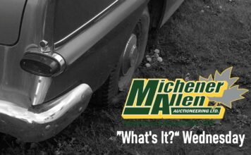 MICHENER-ALLEN AUCTIONEERING APRIL 30 “WHAT’S IT?” WEDNESDAY