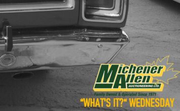 MICHENER-ALLEN AUCTIONEERING MAY 7 “WHAT’S IT?” WEDNESDAY
