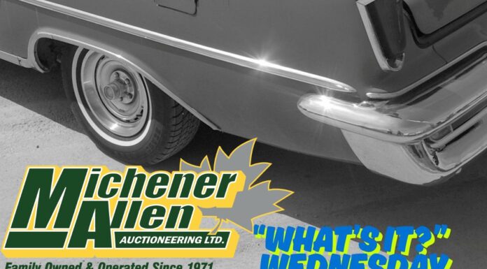 MICHENER-ALLEN AUCTIONEERING MAY 21 “WHAT’S IT?” WEDNESDAY