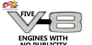 MYSTARCOLLECTORCAR JUNE 20 FIVE FOR FRIDAY: FIVE CLASSIC ENGINES WITH NO PRESS AGENT