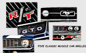 MYSTAR JULY 25 FIVE FOR FRIDAY: FIVE CLASSIC GRILLES FROM THE GOLDEN ERA OF MUSCLE CARS
