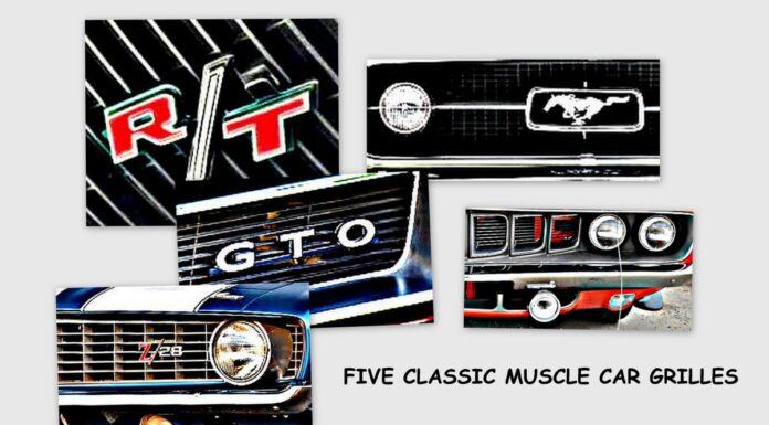 MYSTAR JULY 25 FIVE FOR FRIDAY: FIVE CLASSIC GRILLES FROM THE GOLDEN ERA OF MUSCLE CARS