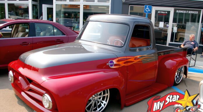 NOVEMBER 2025: THIS 1955 FORD F-100 RESTO MOD IS A STUNNING AND AWARD-WINNING CUSTOM PICKUP