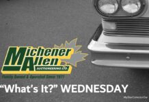 MICHENER-ALLEN AUCTIONEERING JUNE 5 “WHAT’S IT?” WEDNESDAY