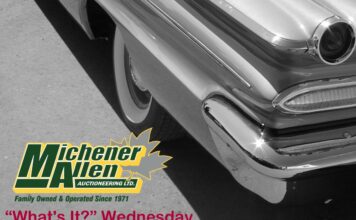 MICHENER-ALLEN AUCTIONEERING JULY 16 “WHAT’S IT?” WEDNESDAY