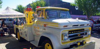 MARCH 2026: AN OLD WORKHORSE 1966 CHEVROLET C-50 LOW CAB FORWARD TOW TRUCK