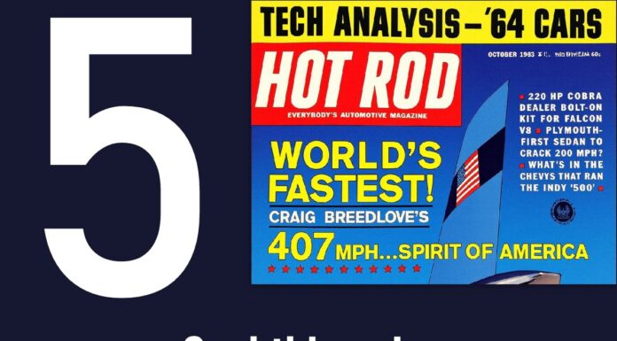 MYSTAR SEPTEMBER 19 FIVE FOR FRIDAY: THE FIVE BEST THINGS ABOUT THE OCTOBER 1963 ISSUE OF ‘HOT ROD MAGAZINE’