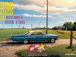 MYSTAR NOVEMBER 2025 STARS OF THE SHOW–AN EXTINCT EVENT…THE JULY 7, 2011 SYLVAN LAKE CAR SHOW