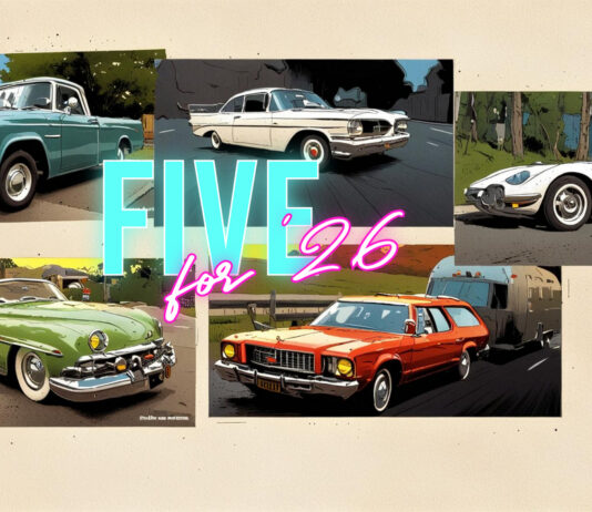 MYSTAR JANUARY 2 FIVE FOR FRIDAY: FIVE CLASSICS I’D LIKE TO SEE IN ’26 AT A CAR SHOW