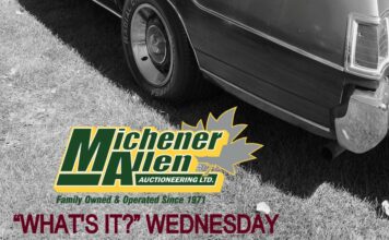 MICHENER-ALLEN AUCTIONEERING OCTOBER 15 “WHAT’S IT?” WEDNESDAY