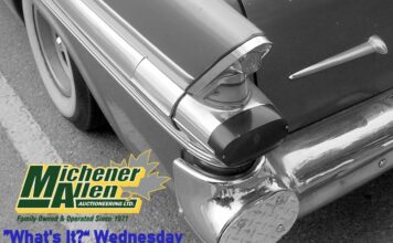 MICHENER-ALLEN AUCTIONEERING OCTOBER 29 “WHAT’S IT?” WEDNESDAY