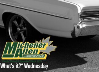MICHENER-ALLEN AUCTIONEERING NOVEMBER 26 “WHAT’S IT?” WEDNESDAY