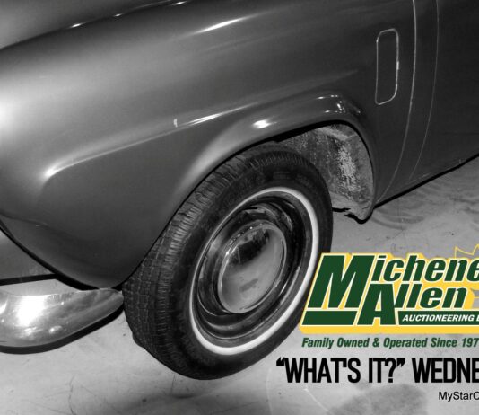 MICHENER-ALLEN AUCTIONEERING NOVEMBER 5 “WHAT’S IT?” WEDNESDAY