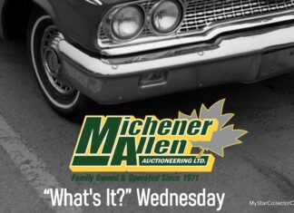 MICHENER-ALLEN AUCTIONEERING NOVEMBER 12 “WHAT’S IT?” WEDNESDAY
