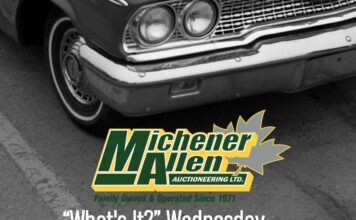MICHENER-ALLEN AUCTIONEERING NOVEMBER 12 “WHAT’S IT?” WEDNESDAY