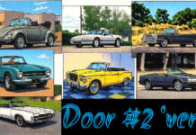 DOOR NUMBER TWO CONVERTIBLES FROM 1960-1990