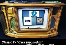 “SUPPLIED BY”…CAR MANUFACTURERS AND CLASSIC TV
