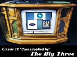 “SUPPLIED BY”…CAR MANUFACTURERS AND CLASSIC TV