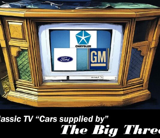 “SUPPLIED BY”…CAR MANUFACTURERS AND CLASSIC TV