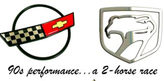 THE TWO QUICKEST DOMESTIC CARS OF THE 1990S