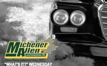 MICHENER-ALLEN AUCTONEERING DECEMBER 23 “WHAT’S IT?” WEDNESDAY