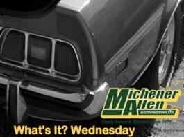 MICHENER-ALLEN AUCTIONEERING DECEMBER 31 “WHAT’S IT?” WEDNESDAY