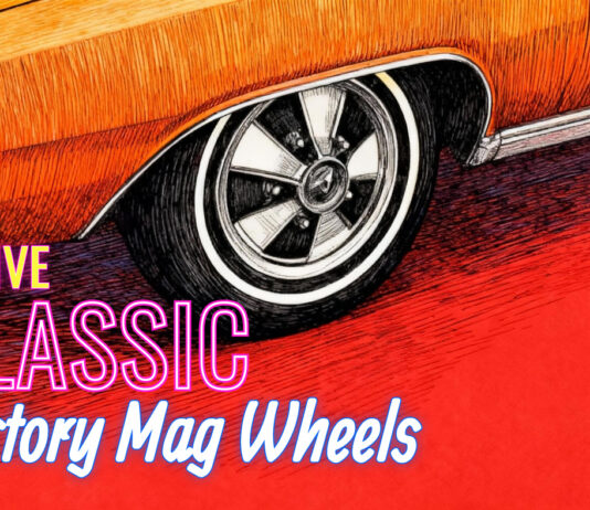 FACTORY MAG-STYLE WHEEL COVERS—DAY TWO LOOK ON A DAY ONE CAR