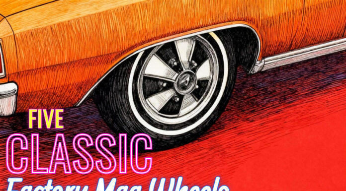 FACTORY MAG-STYLE WHEEL COVERS—DAY TWO LOOK ON A DAY ONE CAR