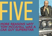 MYSTARCOLLECTORCAR HAS FIVE MORE REASONS WHY MCCAHILL WAS A CAR GUY SUPERSTAR