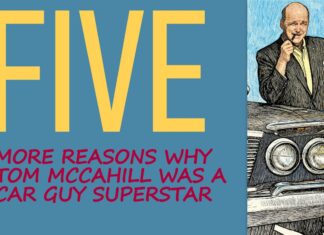 MYSTARCOLLECTORCAR HAS FIVE MORE REASONS WHY MCCAHILL WAS A CAR GUY SUPERSTAR