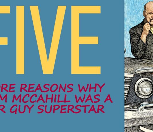 MYSTAR MARCH 20 FIVE FOR FRIDAY: MYSTARCOLLECTORCAR HAS FIVE MORE REASONS WHY MCCAHILL WAS A CAR GUY SUPERSTAR