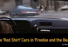 ‘FREEBIE AND THE BEAN’ RED SHIRT CARS