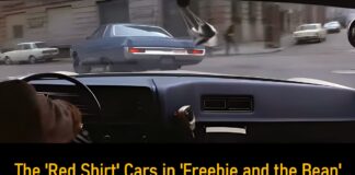 ‘FREEBIE AND THE BEAN’ RED SHIRT CARS