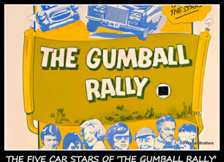 MYSTARCOLLECTORCAR PRESENTS FIVE CAR STARS IN ‘THE GUMBALL RALLY’