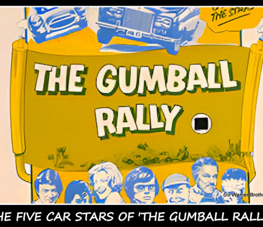 MYSTARCOLLECTORCAR PRESENTS FIVE CAR STARS IN ‘THE GUMBALL RALLY’
