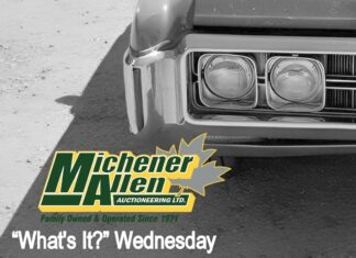 MICHENER-ALLEN AUCTIONEERING MARCH 25 “WHAT’S IT?” WEDNESDAY