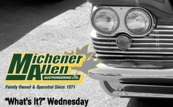 MICHENER-ALLEN AUCTIONEERING MARCH 18 “WHAT’S IT?” WEDNESDAY