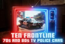TEN MARKED POLICE CARS FROM 70S AND 80S TV CRIME SHOWS —THE BIT PLAYERS