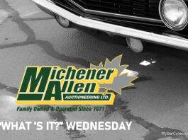 MICHENER-ALLEN AUCTIONEERING APRIL 8 “WHAT’S IT?” WEDNESDAY
