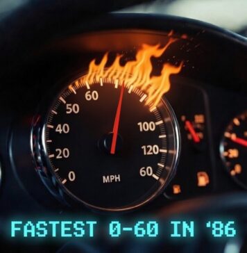 THE FIVE FASTEST 0-60 DOMESTIC CARS OF 1986