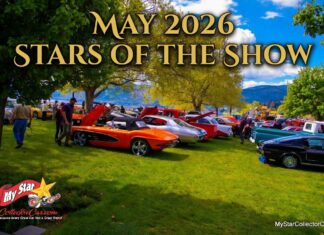 MYSTARCOLLECTORCAR MAY 2026 STARS OF THE SHOW