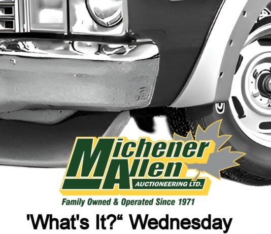 MICHENER-ALLEN AUCTIONEERING MAY 21 “WHAT’S IT” WEDNESDAY