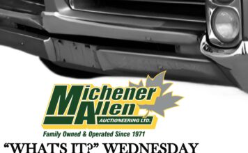 MICHENER-ALLEN AUCTIONEERING MAY 27 “WHAT’S IT?” WEDNESDAY