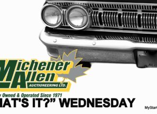 MICHENER-ALLEN AUCTIONEERING MAY 13 “WHAT’S IT?” WEDNESDAY