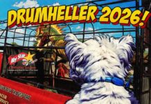 FERGUS REVISITS THE LAND OF THE DINOSAURS—DRUMHELLER 2026
