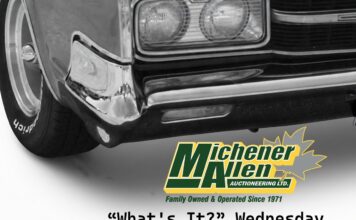 MICHENER-ALLEN AUCTIONEERING JUNE 17 “WHAT’S IT?” WEDNESDAY